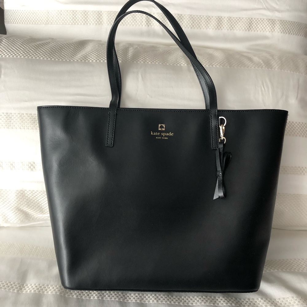 Kate Spade Black Leather Tote